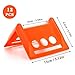 12 Pack Flatbed Edge Corner Protector Holder Ratchet Strap Protector Heavy Duty Cargos Protector Flatbed Equipment for Shipping Cargo Protection Orange
