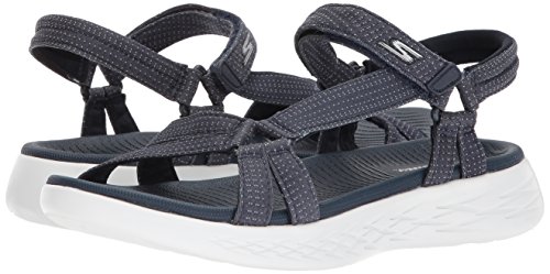 Skechers Womens On-The-Go 600 - Brilliancy Sport Sandal, Navy, 7 Us #TOP6
