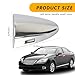 ijuicy Exterior Car Door Handle Cover, ABS Plastic Chrome Front Driver Side Door Handle Cap, Replacement OEM 69218-33010, Compatible with ES350 LS460 LS600H (Silver)