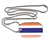 Produktbild Dog Tag Thailand Erkennungsmarke 30 x 50 mm Fahne Flagge