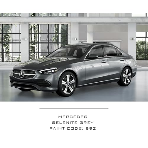 Image of Paint Scratch Fix Exact Mercedes Touch Up Paint For Mercedes Selenite Grey 992, Car Paint Pen, Auto Marker For Scratches, Fixed Keyed Car And Stone Chips, Manufacturer Exact Color Code Match (MERECEDES - Selenite Grey - 992)