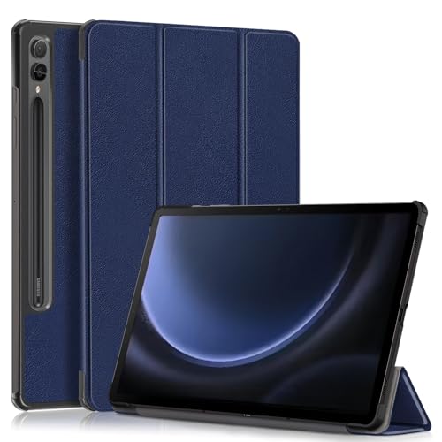 Funda Samsung Galaxy Tab S9 FE Plus SM-X610 inteligente de tres pliegues ligera