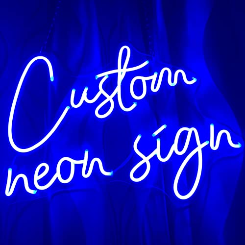 Custom Logo Neon Sign Personalized Wedding, Neon Sign Custom for Wall, Custom Name Sign Neon,Neon Sign Bedroom Custom, Personalized Neon Light