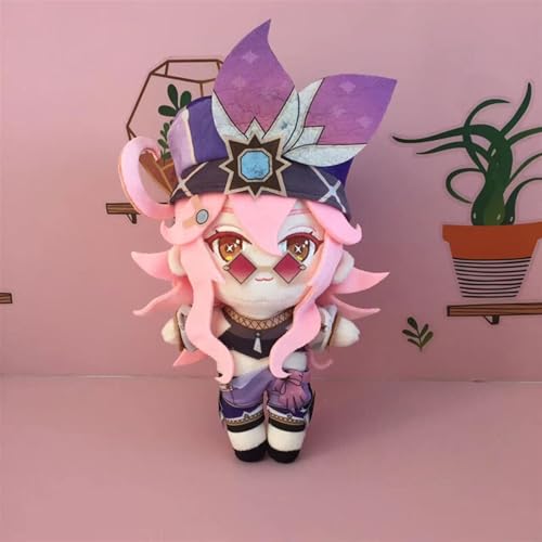KUKUShining Genshin Kuscheltier, 20cm Weiche Anime Figur Impact Ausgestopftes Plüschtier Süße Cartoon Spielzeugpuppe for Gamer Fans Geschenke(Dori)