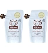 Moon Valley Foaming Hand Soap Refill Pouch, Two-Pack Unscented Soap, Vegan and Non-GMO, Environme...