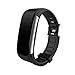 Et mesure pour montre Android bracelet de température, montre intelligente de sport iOS Fitness Smart Watch Appel (noir, taille unique)