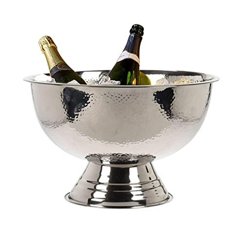 Koopmann International B.V. Champagne Bowl 39 x 24 cm Hammered Elegant silver