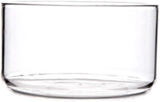 Heat Resistant Clear Glass Salad Bowl for Serving Fruit Dessert and Hot Foods Transparent Round Bowl for Breakfast Snacks and Instant Noodles Easy to Clean Without Lid