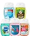 Bath and Body Works Anti-Bacterial Hand Gel 5-Pack PocketBac Sanitizers, Assorted Scents, 1 fl oz each