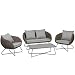 Produktbild Testrut Cocoa 4-teiliges Lounge-Set für Garten, braun