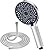 Allzbst 6 Spray Modes High Pressure Handheld Shower Head Upgraded 5 Inches Premium Chrome Showerhead with 59 Inches Stainless Steel Hose for Low Water Pressure