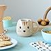 Balvi Mug Kitty Color Naranja Taza en Forma de Cabeza de Gato Capacidad 400ml Apta para lavavajillas Imagen de Balvi Mug Kitty Color Naranja Taza en Forma de Cabeza de Gato Capacidad 400ml Apta para lavavajillas