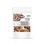 Rulop Mix Nuts 1kg: Raw & Unsalted Cashews, Almonds, Walnuts, Brazil Nuts - Nutritious Vegan, Keto, Vegetarian Snack Mix, Bulk Diet Treat & Wholesome Gift Choice