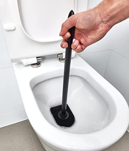 THRUSTER Toilet Plunger - The Rectangular Toilet Unblocker | Creates High Pressure to Unclog | Made with The Best Heavy Duty EVA Material It Will Unblock The Most Persistent Blocked Toilets
