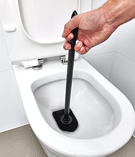 THRUSTER Toilet Plunger - The Rectangular Toilet Unblocker | Creates High Pressure to Unclog | Made with The Best Heavy Duty EVA Material It Will Unblock The Most Persistent Blocked Toilets
