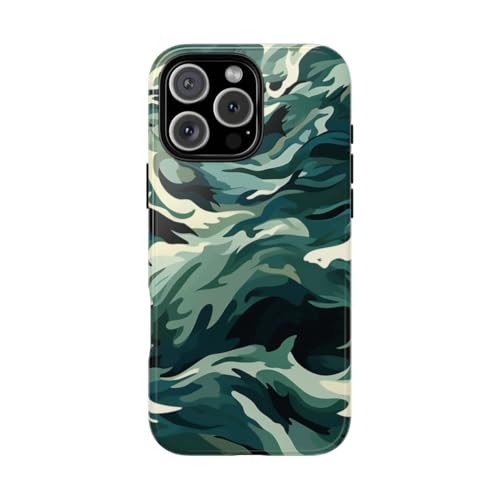 Coque iPhone 16 Pro Max protection rigide brillante contre les rayures océan
