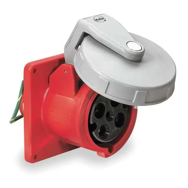 IEC Pin and Sleeve Receptacle, 60A, 480V