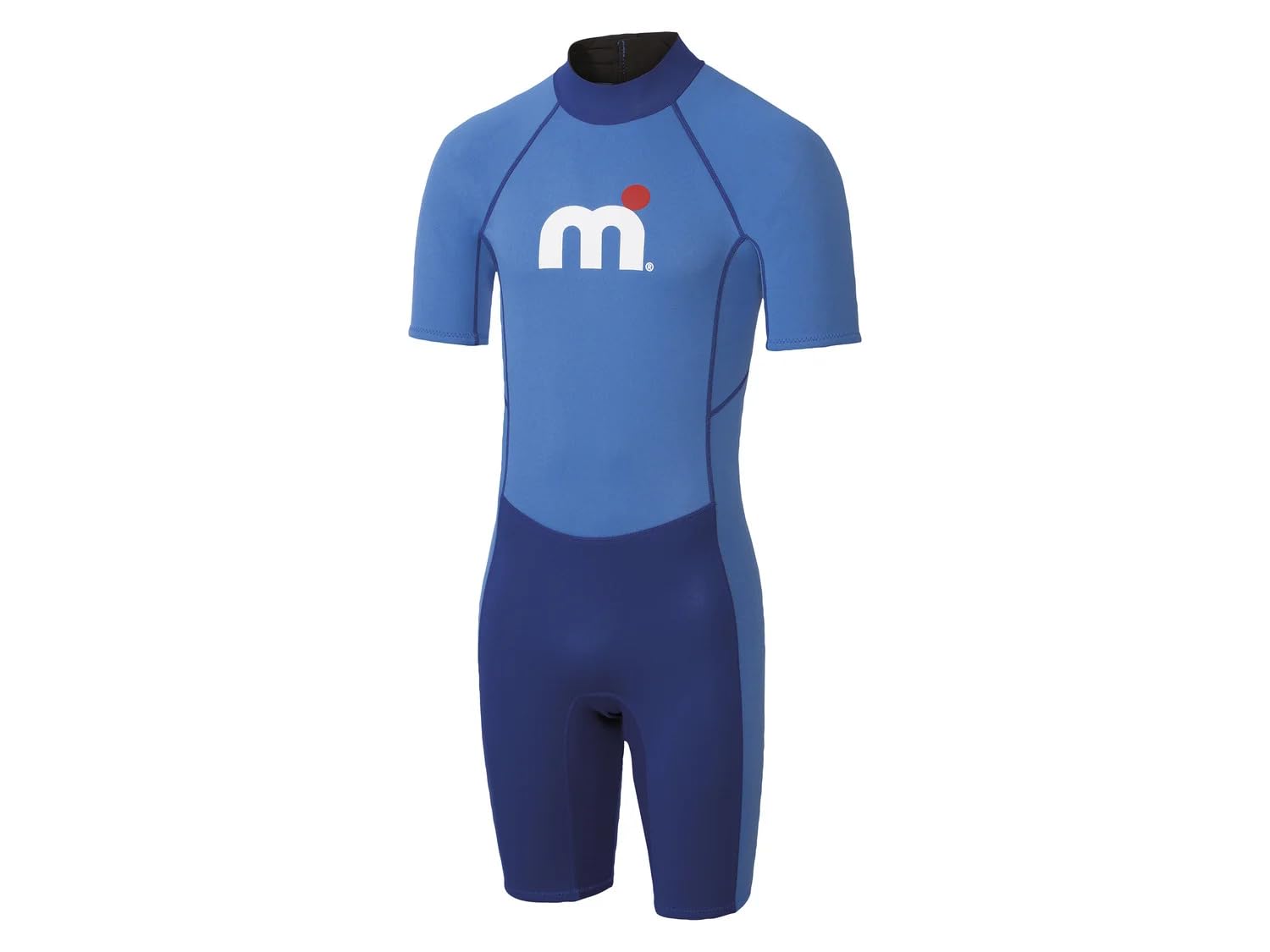 Mistral Herren 2mm Neopren-Shorty mit Reißverschluss am Rücken, blau/Navy