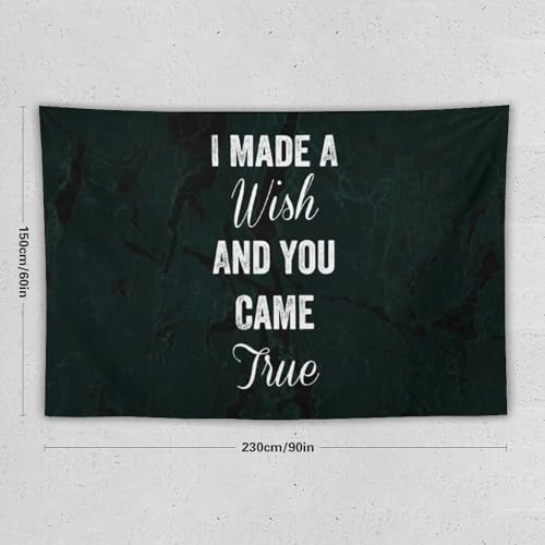 Tapiz estético con frases inspiradoras de 152 x 228 cm para crear un hogar armónico y alegre 2