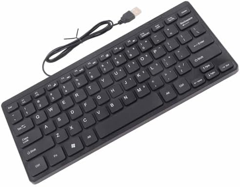 K1000 Portable Mini Keyboard, USB Wired & Multimedia Kaypad, Comp...