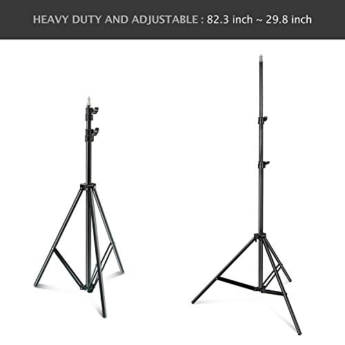 LimoStudio Photo Video Studio 2400 Watt Softbox Continuous Light Kit with Overhead Head Light Boom Kit, AGG891