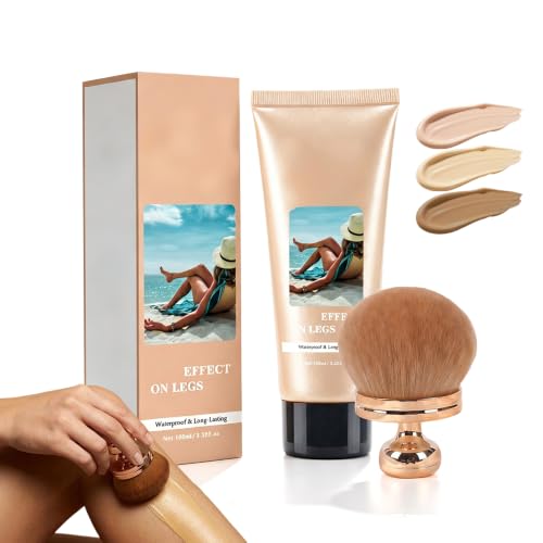 Image of 2026 Upgraded Body Coverage Perfector, No Transfer Body Foundation with Brush, Waterproof Leg and Body Makeup for All Skin Tones, Tattoo Cover Up Makeup & Concealer for Women (Light)