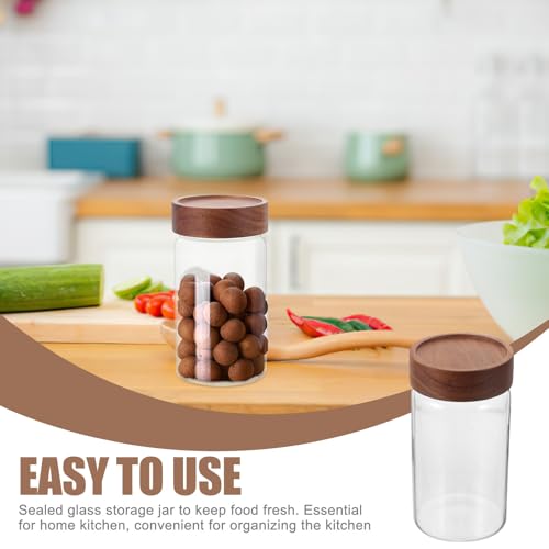 Tarro de vidrio borosilicato de 580ml con tapa para conservar café 4