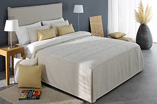 Reig Martí Colcha EDREDÓN Beige Cama 150 cm Topps
