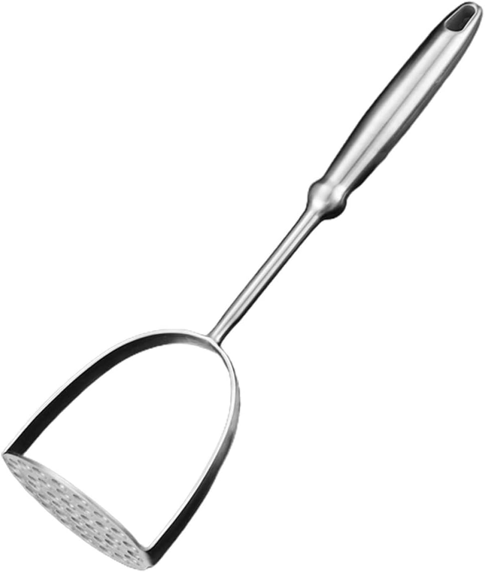 Potato Masher Stainless Steel 304 Manual Reusable Food Pressing Tool for Mashing Potatoes Kitchen Gadget