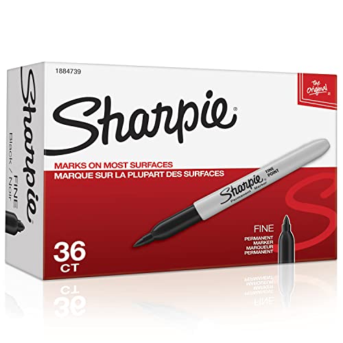 Sharpie Permanent Markers, Fine Poi…