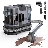 Lubluelu Nasssauger Polsterreiniger Gerät mit 600 W – 20 kPa Teppichreiniger Waschsauger, tragbarer Teppich Reinigungsgerät mit Selbstreinigungsfunktion und langem Schlauch für Teppiche, Sofas & Autos