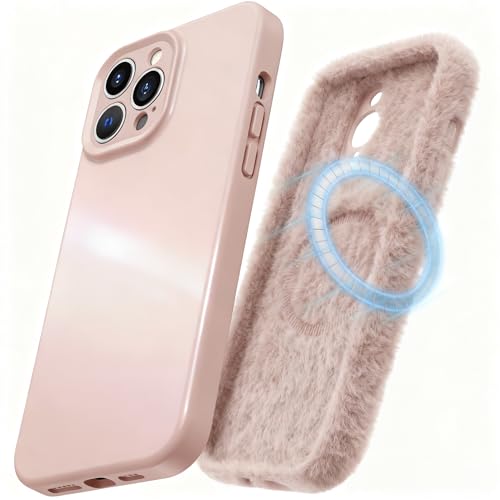 MCFANCE Magnetic for iPhone 13 Pro Max Case, Compatible with MagSafe, [Full Camera Protection] Anti-Scratch Microfiber Lining Phone Case, 6.7