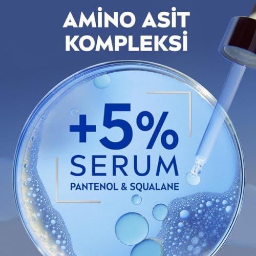 NIVEA Micellar Yenileyici Makyaj Temizleme Suyu 400 ml,Suya Dayanıklı Makyajı Çıkarır,Ovalaa Gerektirmez, Serum İçerikli,Pantenol - Görsel 5