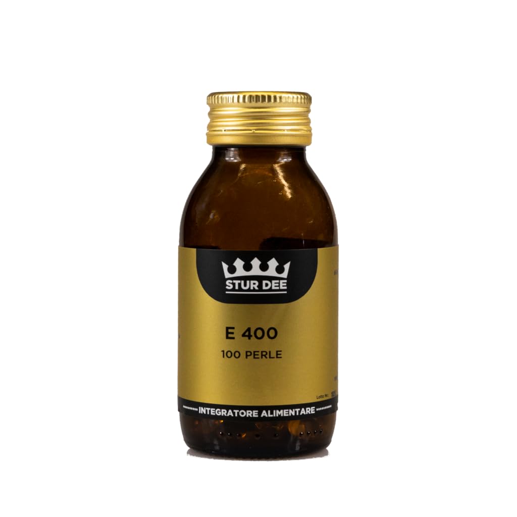 Vitamina E-400 Olio Di Germe Di Grano, 100 Capsule - Stur Dee - Integratore Alimentare - 4
