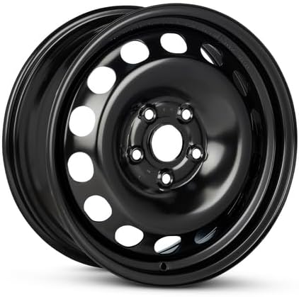 New 16x6.5 inch OEM Direct Replacement Steel Wheel for Volkswagen Golf 2012–2018 5-112mm Black 16 in Rim 1K0601027A03C