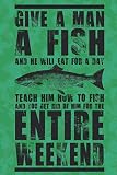 Angeltagebuch Logbuch Wochenende Spruch: Dokumentieren Sie Ihren Angelausflug Perfektes Geschenk für Angler A5 For ...