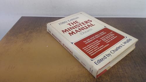 The Minister's Manual 1980 0060690259 Book Cover