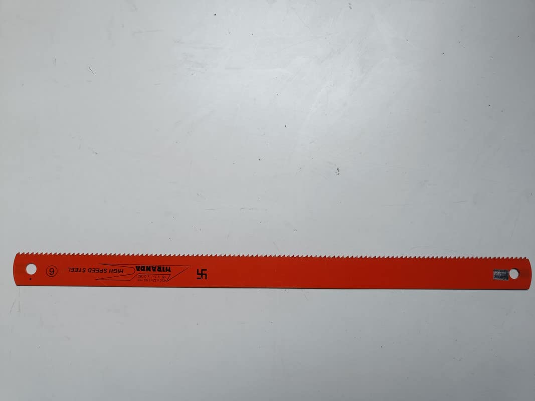 TMC Power Hacksaw/High speed Band Saw Spare Metal Blade 6TPI - 18x1.25 inches Hand Tool- Orange - Pack of 1