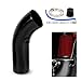 BARTOO 3 Inch Cold Air Intake Filter Pipe Curve Pipe, Aluminum Air Intake Elbow for Car Truck Turbo Piping, Black