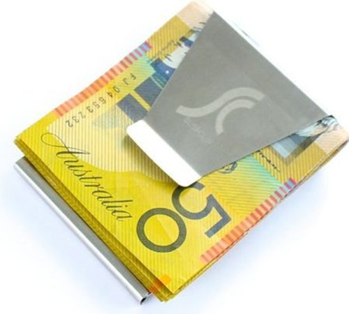 Slim Clip Cash,stainless Steel Card Folder,double Sided Wallet Card Holder Slimclip Money Clips,as Seen on Tv 2 Pcs/pack2