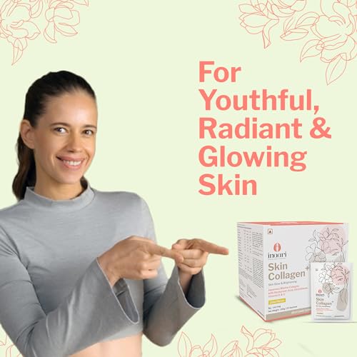 Image of INAARI Collagen Supplements For Women Travel Sachet Pack For Healthy Glowing Skin | Collagen Powder, Type 1 And 3 | Glutathione, Hyaluronic Acid , Vitamin C | Lime Flavor | 20 Sachets