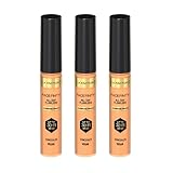 3 x max factor facefinity all day flawless concealer - shade 070