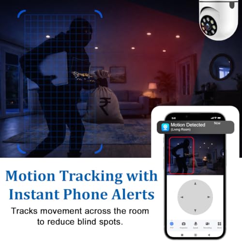 Image of IFITech 1296p (3MP) Full HD Smart Wi-Fi CCTV Home Security Camera | 360 with Pan Tilt Bulb Camera | View & Talk | 256GB SD Card Support (Not Included) | Perfect for Home, Office Monitoring