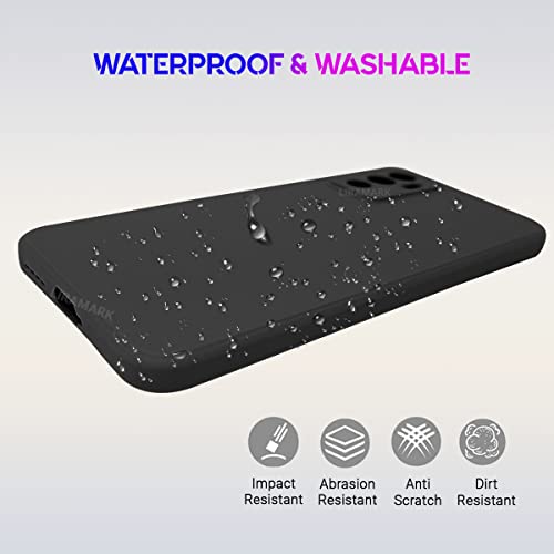 Image of LIRAMARK Silicone Soft Back Cover Case for Vivo V23e 5G / Vivo S10e 5G / Vivo Y75 4G (Silicone Black)
