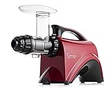 Sana Juicer by Omega EUJ-606 in Rot-Metallic - Horizontaler Slow Juicer
