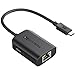 Price comparison product image Cable Matters USB C to Gigabit Ethernet Adapter with 100W Charging - Up to 480Mbps Wired Ethernet Speed for Chromecast with Google TV (Google TV Chromecast 2020 Version), Laptops, and More