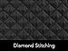 4 slice Toaster Cover, Polyester Fabric Quilted Four Slice Toaster Appliance Dust-proof Cover For Kitchen Small Appliance Dust and Fingerprint Protection ( Black)