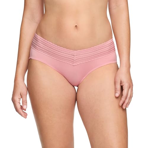 Image of Warner's womens No Pinching No Problems Dig-free Comfort Waist With Lace Microfiber Hipster 5609j