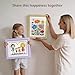 FrameWorks 2-Pack 10x12.5 White Wooden Kids Art Frame with Magnetic Door – Display for 3D Artwork, Photos, Crafts – Gallery Style Edges Wall Decor for Home, Playroom, Easy Access Frame for Creativity