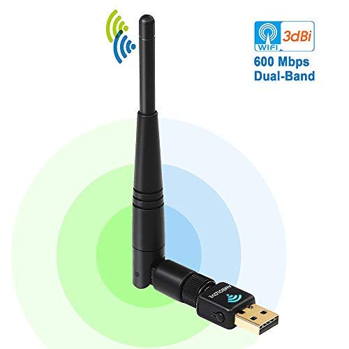 Ambolove, adattatore USB WiFi 5DBI, antenna